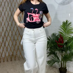 Pantalones Jean blanco.