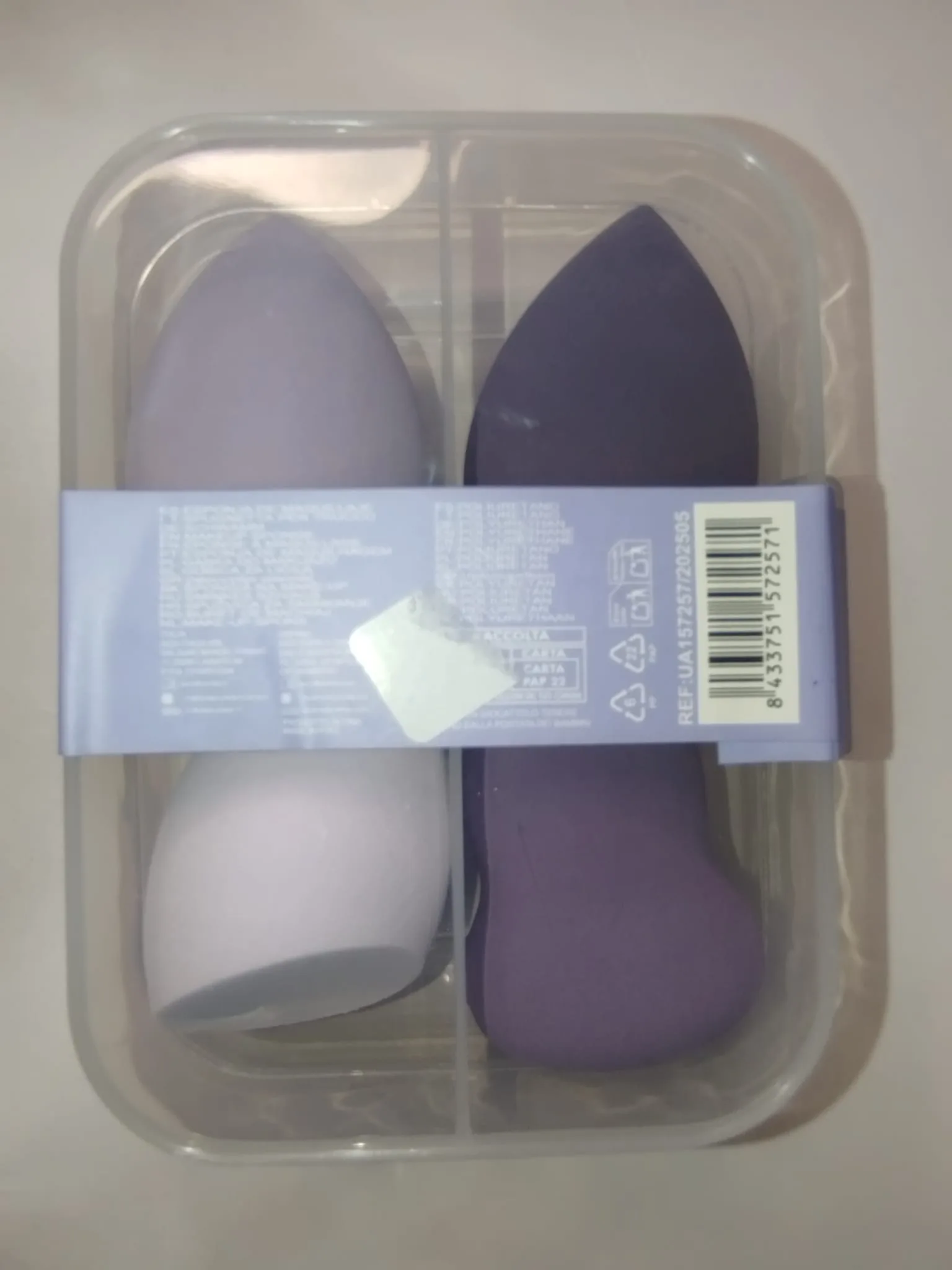 Esponjas para maquillaje.