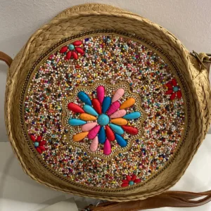 Bolso bandolera piedras.